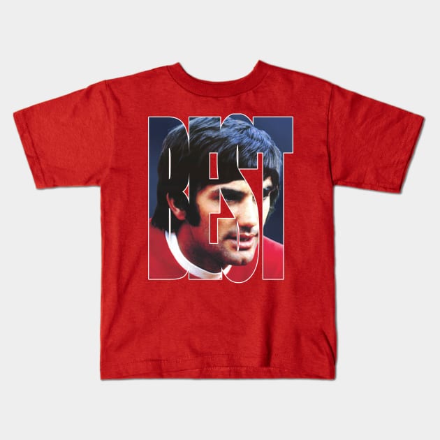 George Best Kids T-Shirt by Confusion101